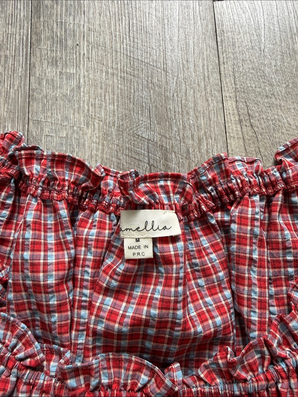 Drop waist gingham dress NWY - Picture 3 of 5